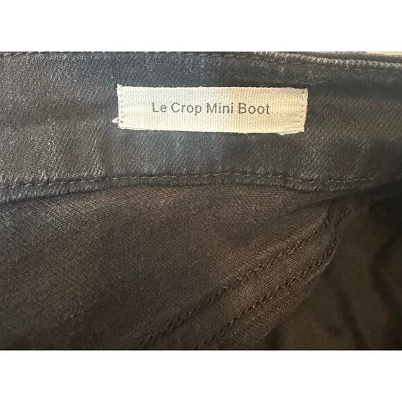 Frame Black Le Crop Mini Boot Jeans sz 27 - Picture 9 of 13